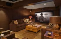 Home Theater com puff central