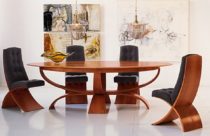 Mesas de jantar moderna de madeira